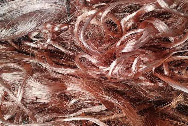 Recuperaciones Metálicas del Levante tiras de cobre